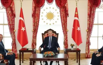 غزة تتصدر اجتماع أردوغان ووزير خارجية مصر في إسطنبول