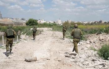 غزة - الجيش الإسرائيلي يشق شارعا ضخما بين جباليا وبيت حانون