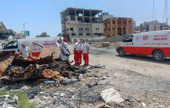 غزة – توقف مركبات إسعاف عن العمل بسبب نفاد الوقود