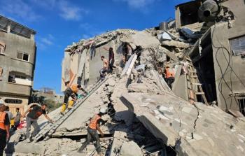 من آثار القصف الإسرائيلي على قطاع غزة - أرشيف