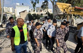 الدفاع المدني في شوارع جنين