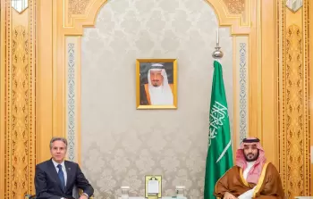 بلينكن وولي عهد السعودية محمد بن سلمان