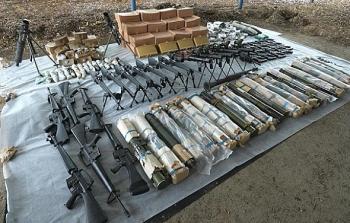 الجيش الإسرائيلي- ضبط أسلحة مصدرها إيران كانت ستنقل لجنين