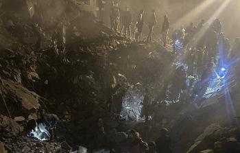 آثار الغارة الإسرائيلية على بيروت