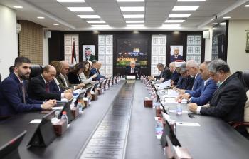 جلسة مجلس الوزراء الفلسطيني