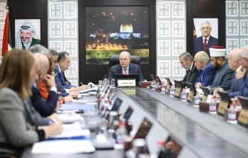 جلسة الحكومة الفلسطينية رقم 40