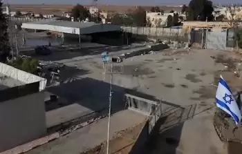 الجيش الإسرائيلي في الجانب الفلسطيني من معبر رفح