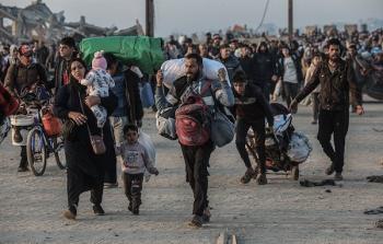 عودة العائلات إلى منازلها في شمال قطاع غزة