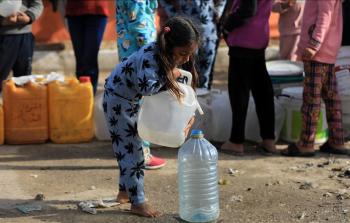 أزمة المياه في غزة - تعبيرية