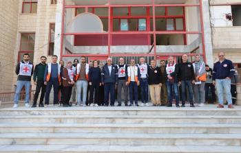 رئيسة الصليب الأحمر تزور الهلال الأحمر الفلسطيني