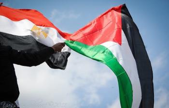 أعلام فلسطين ومصر