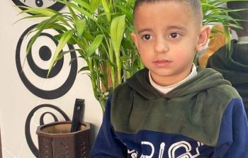 أحد الأطفال الشهداء في الغارة على طمون بطوباس