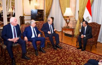 لقاء وزير الخارجية المصري بوفد من السُلطة الفلسطينية