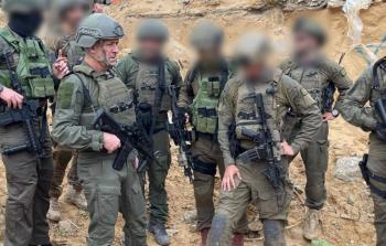 رئيس جهاز الشاباك رونين بار من جنوب قطاع غزة