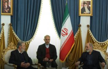 لقاء النخالة مع أمين المجلس الأعلى للأمن القومي الإيراني