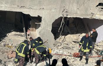 انهيار منزل في جنين