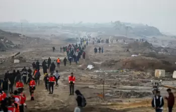 ممر نتساريم خلال عودة الغزيين إلى شمال قطاع غزة