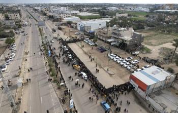 مكان تسليم الأسرى في دير البلح وسط قطاع غزة