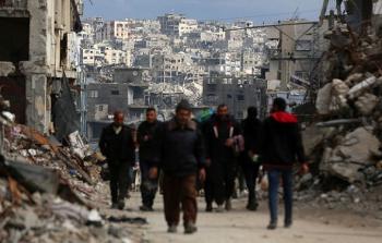 آثار الدمار في غزة جراء القصف الإسرائيلي