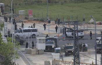 مكان عملية إطلاق النار في طوباس