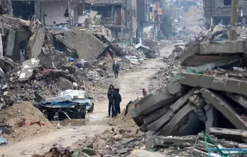 الدمار في غزة - تعبيرية