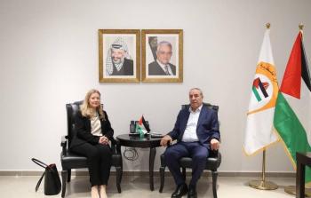 لقاء حسين الشيخ بالقنصل العام البريطانية