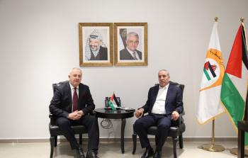 لقاء حسين الشيخ مع ممثل روسيا لدى السلطة