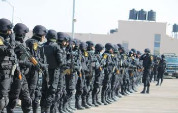 عناصر الأجهزة الأمنية التابعة للسلطة الفلسطينية