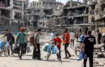 الدمار في غزة - تعبيرية