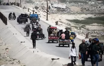 نزوح المواطنين في غزة جراء عمليات إخلاء