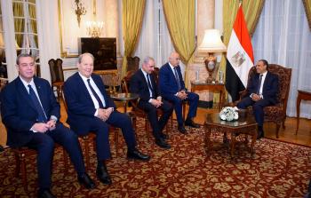لقاء وزير الخارجية المصري مع وفد حركة فتح 