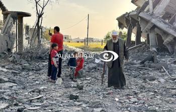 4 شهداء في قصف منزل عائلة غراب بدير البلح