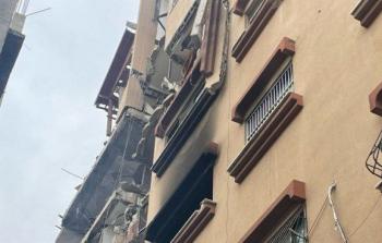 آثار القصف على غزة