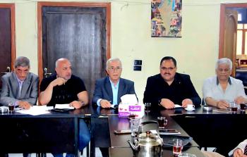 اجتماع لصيدم بالمجلس الحركي لفتح عقد في مخيم اليرموك