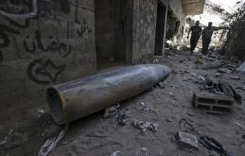 صواريخ لم تنفجر في غزة