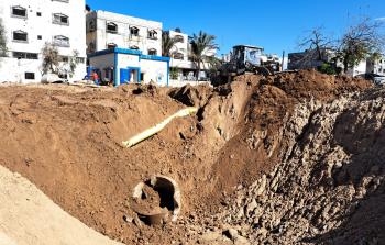 خطوط المياه في غزة