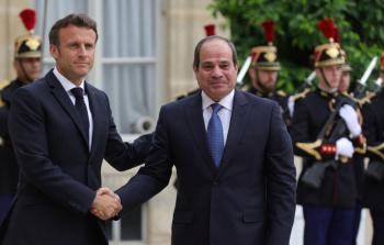 ماكرون والسيسي