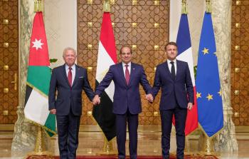 قمة فرنسا ومصر والأردن في القاهرة