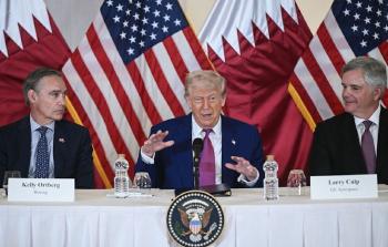 ترامب من الدوحة