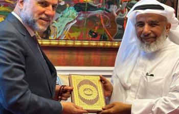 الهباش يطلع وزير الأوقاف في قطر على الأوضاع في فلسطين