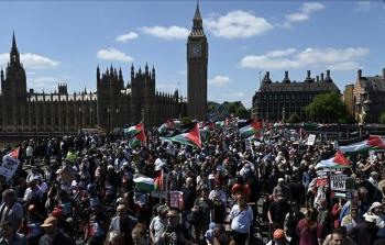 مظاهرات داعمة للفلسطينيين في بريطانيا