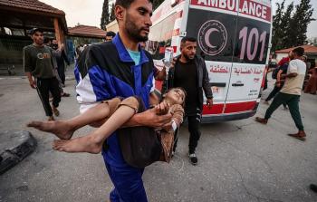 إصابات إثر القصف الإسرائيلي على قطاع غزة