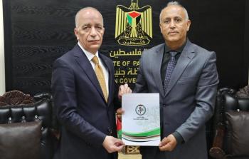 رئيس سلطة الأراضي ومحافظ جنين