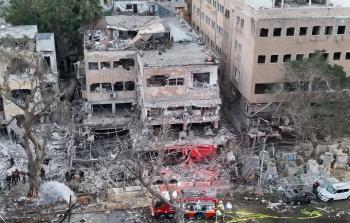 آثار القصف الإيراني على تل أبيب