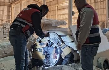 سقوط شطايا صواريخ في الضفة