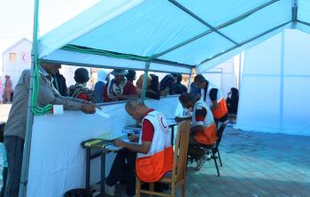 مستشفى المواصي الميداني التابع لجمعية الهلال الأحمر