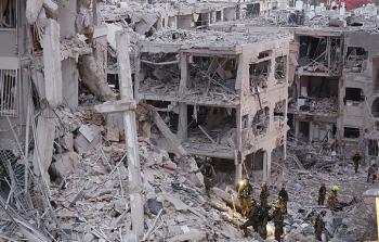 تضرر وانهيار مبان في 