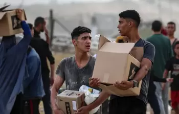 مراكز المساعدات الأمريكية - توضيحية