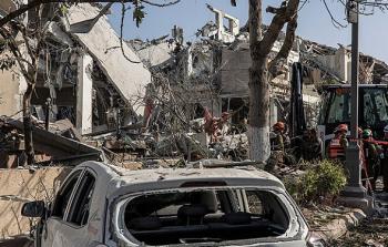 آثار القصف الإيراني على إسرائيل