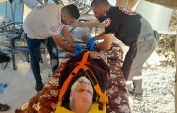 إصابة مسن في الخليل